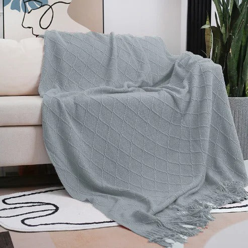 Nordic Knitted Blanket