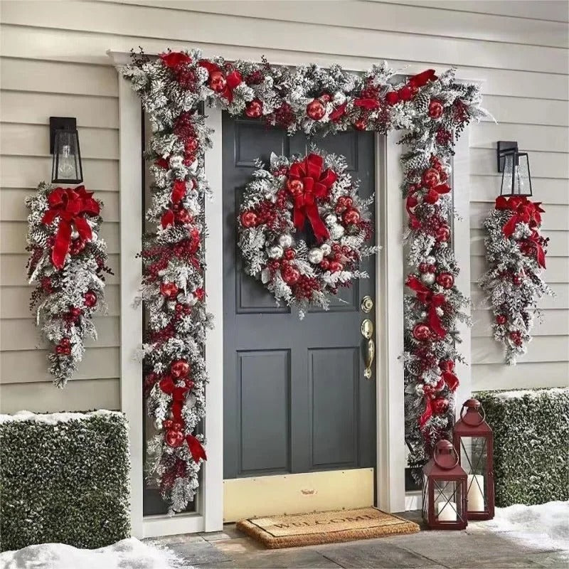 Merry and Bright Door Garland