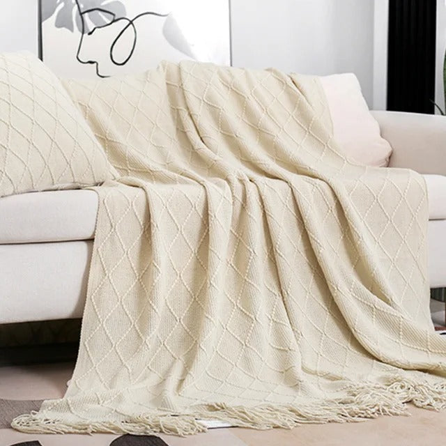 Nordic Knitted Blanket